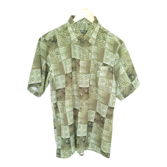 Sergio Louis Italy  shirt button down u  Shert Sleeve-Large Size- - Picture 1 of 7